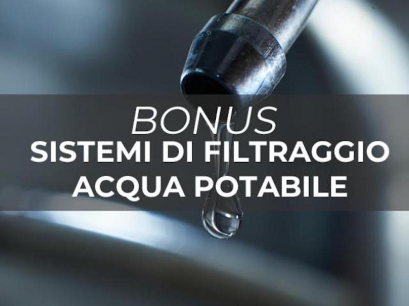 bonus Acqua Potabile