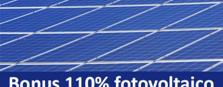 SUPERBONUS E FOTOVOLTAICO